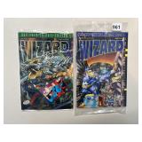 SEALED FIRST EDITION WIZARD COMIC BOOKS, 1990S
