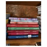 BOOKS INCLUDING 5 SERIES THE FOOD OF CHINA SPAIN