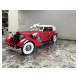 DIE-CAST MODEL - 1930S PACKARD TOURING CAR, RED