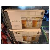 THRESHOLD ENGLISH PUB GLASS SET TWO BOXES 12