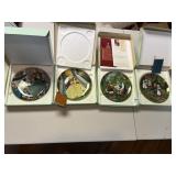 4 KAISER FAIRY TALE COLLECTORS PLATES, PUSS IN