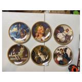 6 KNOWLES COLLECTORS PLATES
