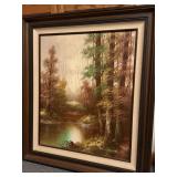 FRANK WEBER PAINTING ON CANVAS ORIGINAL