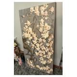 CANVAS PRINT BLOOMING FLOWERS OVER 60' X 30'