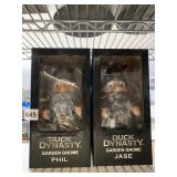 DUCK DYNASTY PHIL AND JACE GARDEN GNOMES
