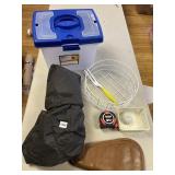 FILE BOX, OUTDOOR CHAIR COVER, 30' TAPE MEASURE,