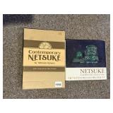 TWO BOOKS CONTEMPORARY NETSUKE   AND A GUIDE FOR
