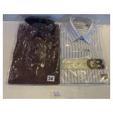 TWO NEW SHIRTS GEOFFREY BEENE AND BCBG MAXAZRIA