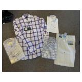 NEW 34 WAIST SHORTS, JOHN HENRY HALF SLEEVE 15