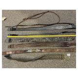 GROUP OF BELTS INCLUDING LEATHER GUESS