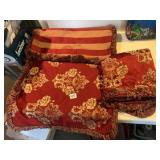 LARGE PILLOW SHAMS BY WATERFORD STRIPED DESIGN