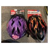 TWO BIKE HELMETS NEW ONE BELL ONE SCHWINN TRUE