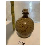 SPECKLED POTTERY GLAZED VASE