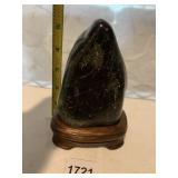 TOURMALINATED QUARTZ POLISHED NATURAL STONE ON