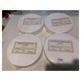 PERILLO -23K GOLD TRIMMED PLATES W/ COA - 4