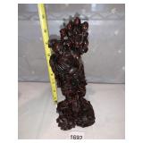 VINTAGE CHINESE CARVED SHOU XING GOD OF LONGEVITY