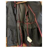 RED VALENTINO BLACK JACKET WITH RED TRIM SZ 42