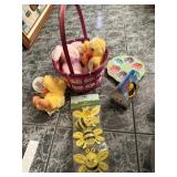 EASTER BASKET, BEE FIGURES, EGG TRAY, MEGA BLOKS