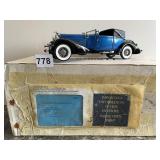 FRANKLIN MINT DIE-CAST MODEL - 1930S DUESENBERG