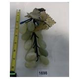 CARVED ALABASTER GRAPE CLUSTER
