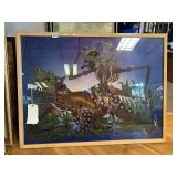 36X27.5 S BANGLI FRAMED BALIN ASIAN DANCE ART