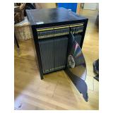 RECORD STORAGE WITH CHINESE MUSIC, SLEEVES