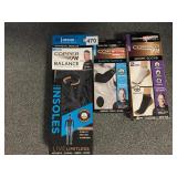 INSOLES, COPPER FIT ELBOW AND SOCKS