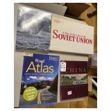 ROAD ATLAS, HARDBACK BOOKS CHINA, SOVIET UNION,