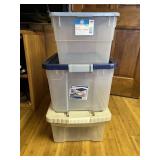 3 STORAGE BINS