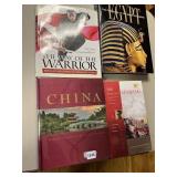 4 HARDBACK COFFEE TABLE BOOKS, CHINA, WARRIOR,