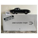 DIE-CAST MODEL - 1966 CORVETTE COUPE, BLACK, WITH