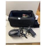 GE VIDEO RECORDER MODEL CG 504 WITH CAMERA BAG