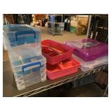 SUPER STACKABLE 2 ORGANIZERS  7 INCHES HIGH X 10