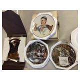 4 COLLECTORS PLATES