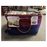 BLUE STRIPPED COOLER NEW