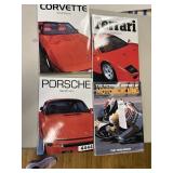 4 HARDBACK COOL CARS/MOTORCYCLES COFFEE TABLE