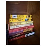 BOOKS INCLUDING CHINESE , NATIONAL GEOGRAPHIC AIR