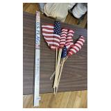 US FLAG REDI SHADE, US FLAGS ON STICKS