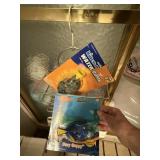 SHOWER HANGER ORGANIZER, 2 TOTES, BATH TOYS,