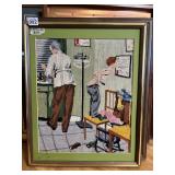 17X21 FRAMED AND MATTED DOCTORS OFFICE