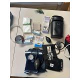 BLOOD PRESSURE CUFFS, FINGER COTS, GLASS SLIDES,