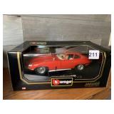 JAGUAR E COUPE METAL CAR