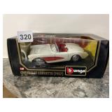 BBURAGO - 1957 CHEVROLET CORVETTE, 1:24 SCALE,