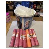 PAPER TABLE RUNNERS, FROZEN TOY BUCKET, COTTON