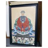PORTRAIT OF AN EMPEROR CHINESE ANCESTRAL ON PAPER