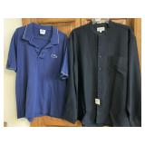 LACOSTE POLO SHIRT, ALFANI SHIRT SZ M, I.N.C.
