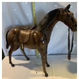 LEATHER WRAPPED HORSE 17' H X 21'