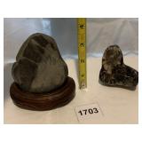 FREE FORM STONES WITH CUSTOM BASES