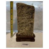 JAPANESE SHOHONYAMA NATURAL WHETSTONE ON STAND