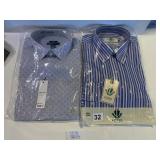 CLUB ROOM FITTED 15 1/2 3233 SHIRT, BAR 3 SLIM